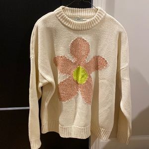 Urban Outfitters/Kimchi Blue Flower Sweater